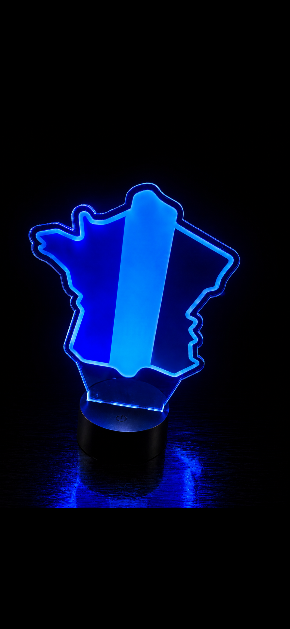 Néon LED France — Carte Tricolore Lumineuse